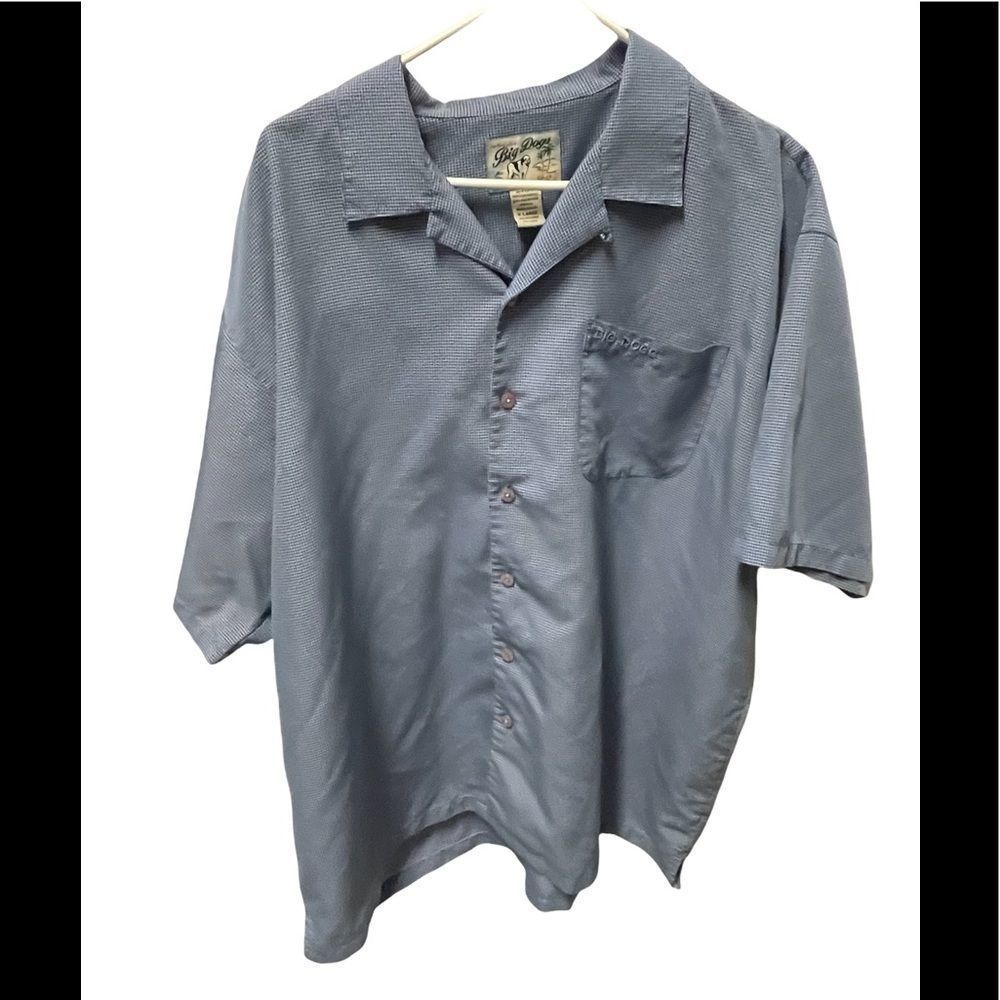 BIG Dogs short sleeve button up extra large front pocket